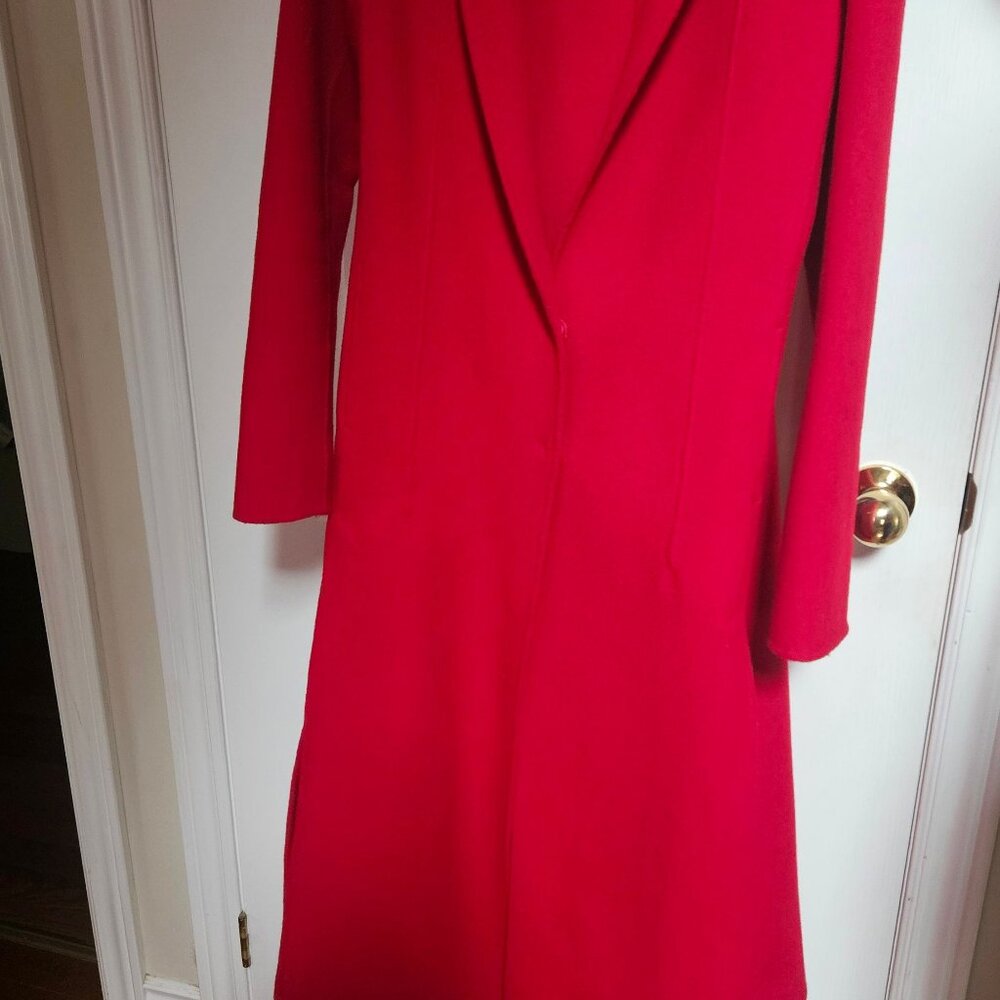 Danier Mid Calf length coat - cherry red